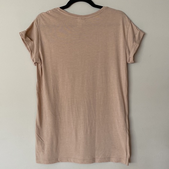 [XS] H&M Short Sleeve Tshirt | Tan - Picture 2 of 4